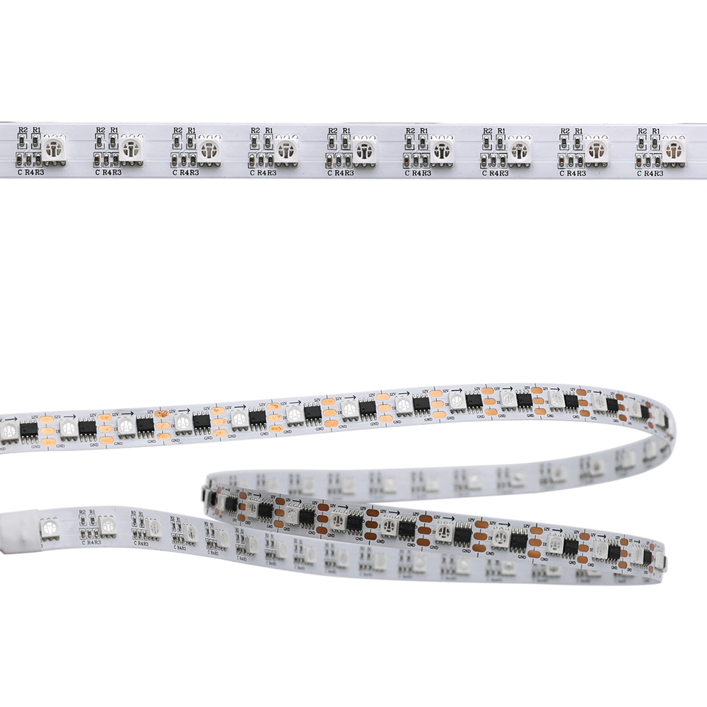 DC12V WS2811 Double Sides 360 Degrees Lighting 3.28Ft 120LEDs Dream Color Chasing LED Strip Light DC12V WS2811 Double Sides 360 Degrees Lighting 3.28Ft 120LEDs Dream Color Chasing LED Strip Light